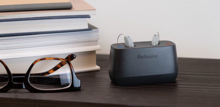 ReSound rechargeable Omnia hearing aids